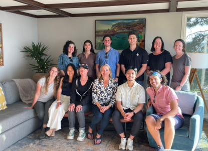 A group photo of students and faculty